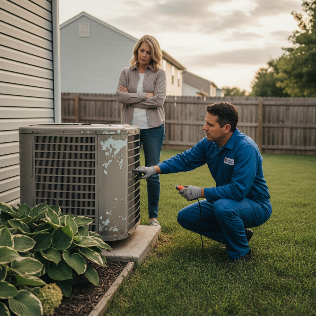 AC repair or replacement how to decide for older systems